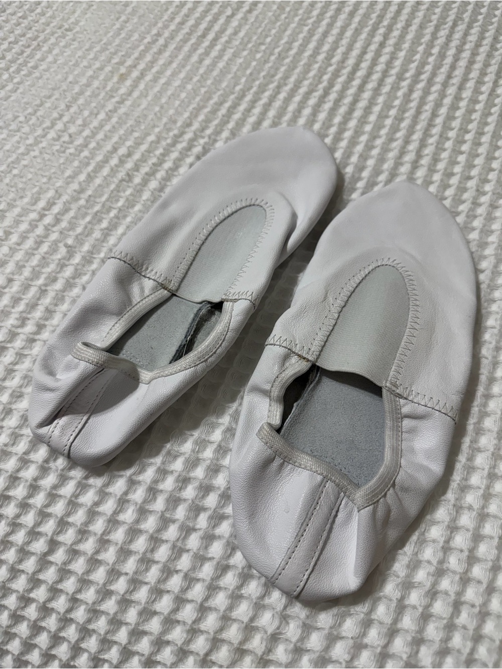 DanzNMotion - White Acro/Gymnastics Slip-On Shoes